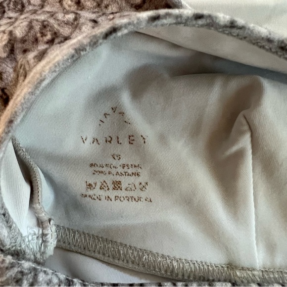 Varley Taupe Snake Brighton Sports Bra - Picture 4 of 6